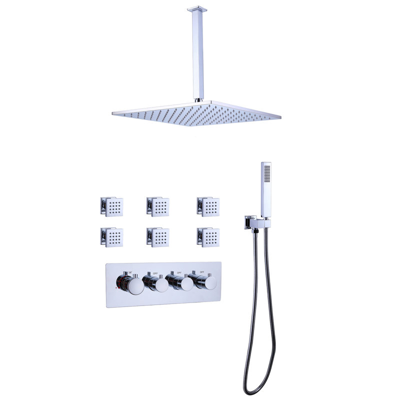 All-In-One Kit with Rough in-Valve, Polished Chrome