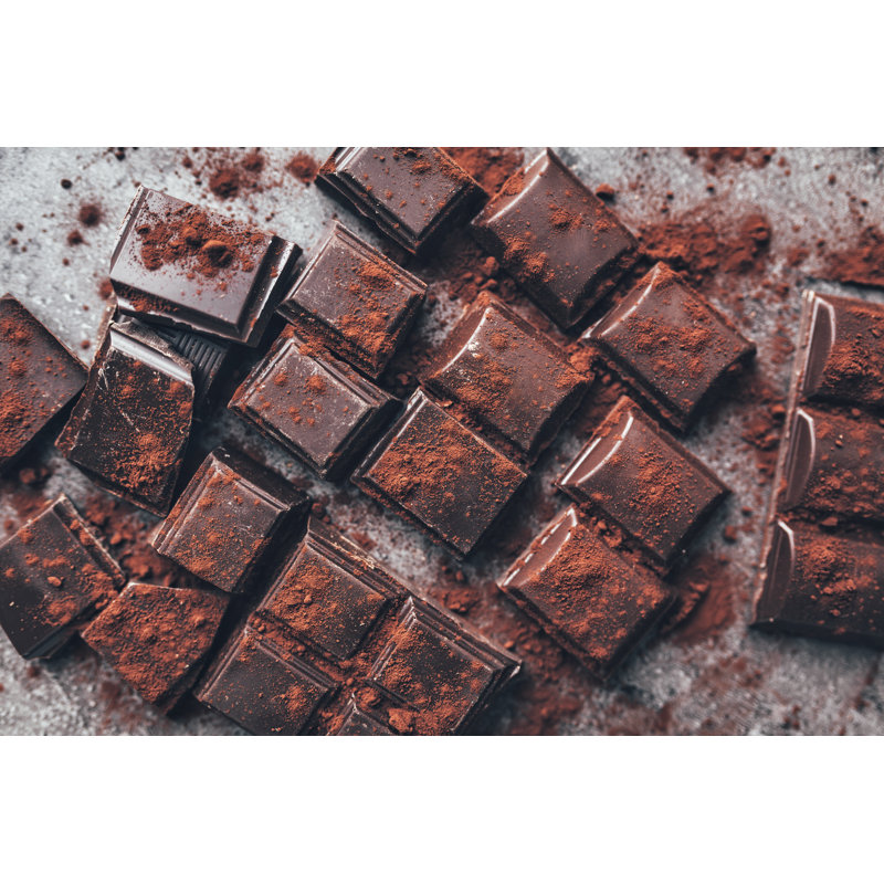 Chocolate With Cocoa by AND-ONE - Wrapped Canvas Print, 30cm H x 46cm W