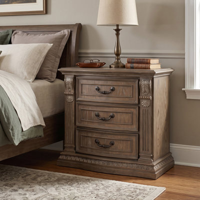 Indery 3-Drawer Nightstand