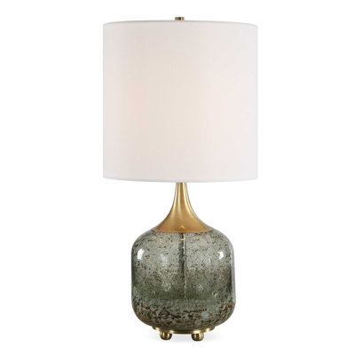 Lampe de table Glenn en verre moucheté