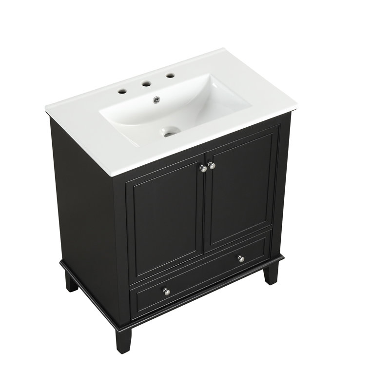 30" Bathroom Vanity With Sink Combo