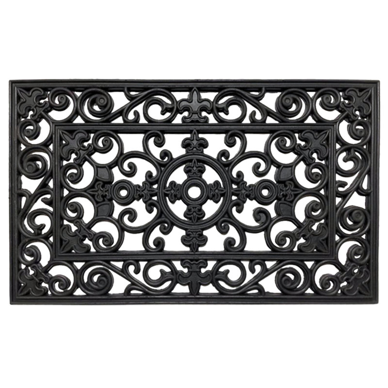 Tapis de porte antidérapant pour l'extérieur, L 31 po x L 18 po