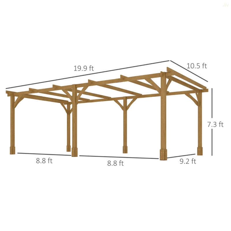 Pergola stable, treillis de jardin pour l'extérieur