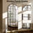 Niclaus Metal Arch Decorative Wall Mirror with Window Panels-1001516886