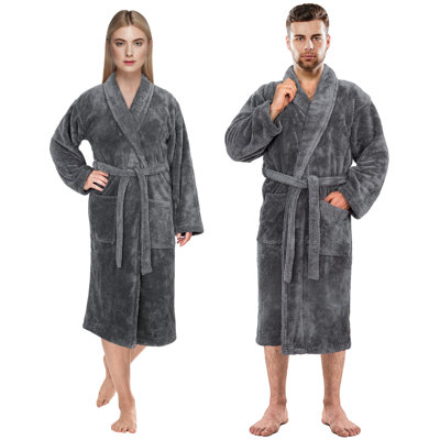 Ibanez Warm Fleece Super Soft Adult Unisex Bathrobes -  Alwyn Home, 08BB6A138796451B8FFAA6F2D8F2A74B