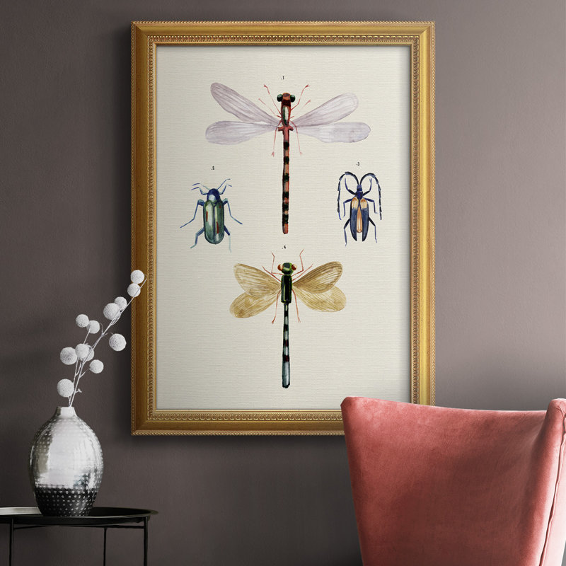 Insect Variétés I - Insect Variétés I - Peinture sur toile encadrée, H 20 po x l 16 po x P 2,5 po