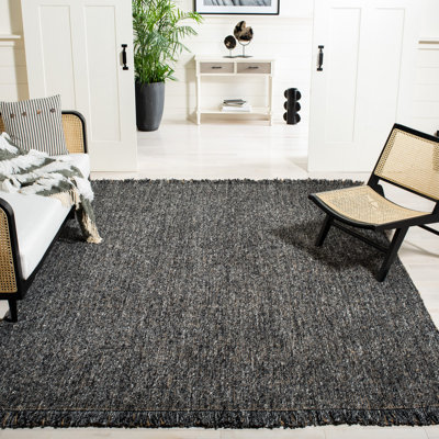 Gascon Handmade Flatweave Charcoal/Brown/Grey Area Rug