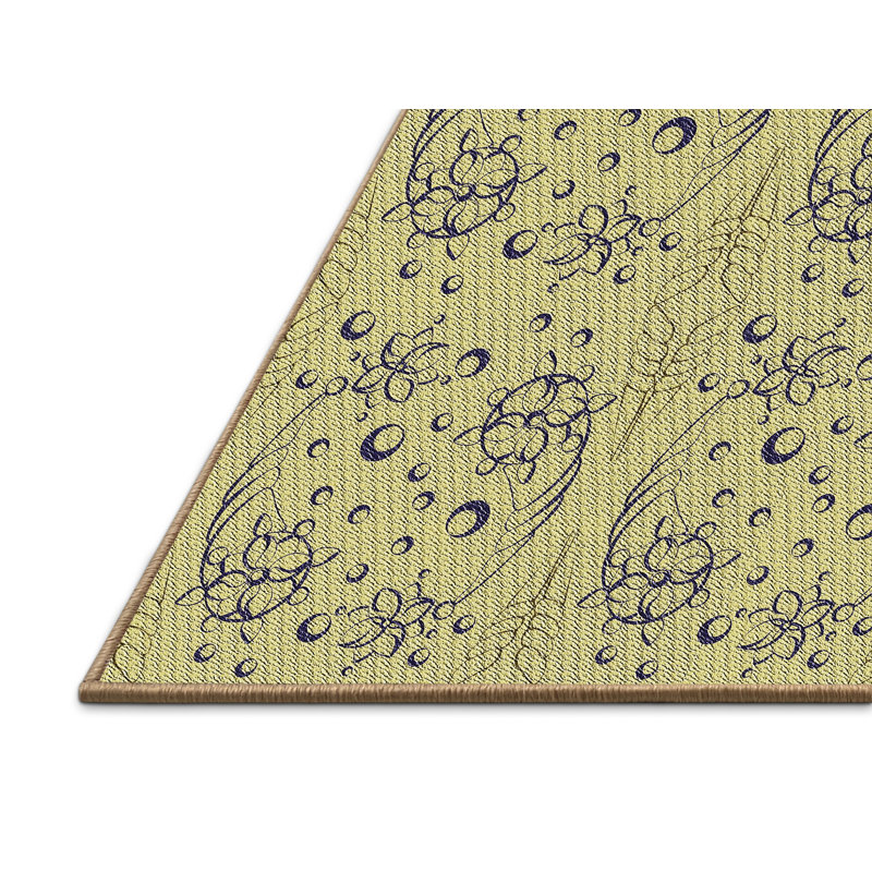 Tapis de zone verte à motif, Rectangle 2 pi x 5 pi