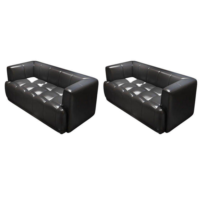 Banc rembourré en similicuir Bistro