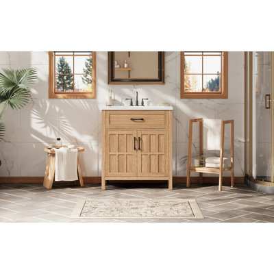 Meuble-lavabo 30 po avec lavabo en résine