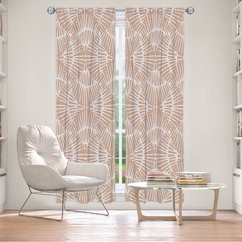 La paire de rideaux obscurcissant en polyester Vincient filtre la plupart des rideaux de lumière, L 20 po x L 82 po
