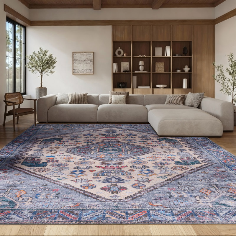 Tucson Performance Machine Washable Oriental Rug, Rectangle 8' x 10'