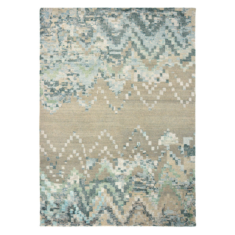 Yeti Abstract Hand Woven Area Rug, Rectangle 200 x 300cm