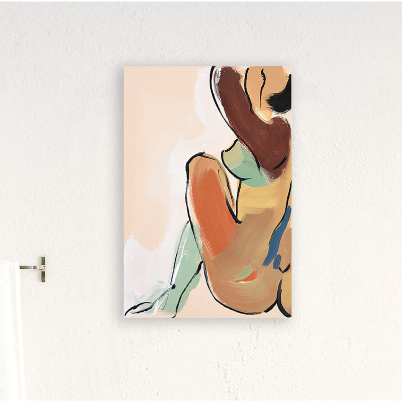 «Abstract Lady», peinture sur toile tendue