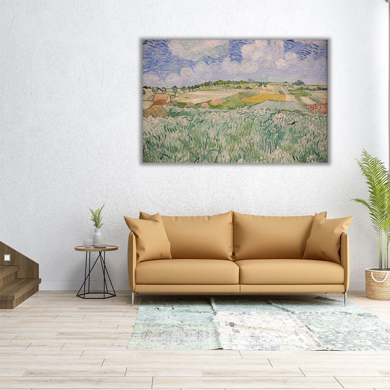 «Plain Near Auvers», 1890, reproduction d'art sur toile, H 16 po x l 24 po