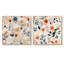 Sudbury - Ensemble de 2 collages carrés floral et botanique-101861581-101861585