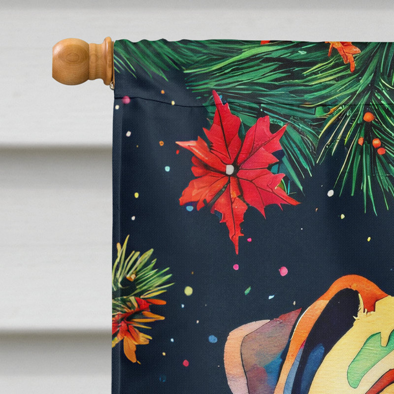 Double Sided Polyester Christmas, 40'' H x 28'' W