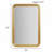 Rectangle Fluted Wall Mirror