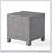 PUERTA Durable Polyethylene Rattan Accent Table, Weather-Resistant And Stylish For Outdoor Use
