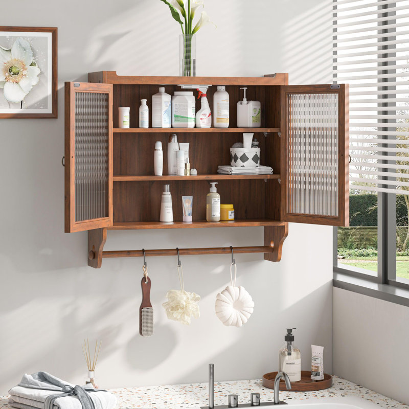 Armoire murale 24,8 po, Brun