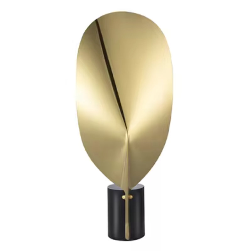 Lampe de table en fer, Or
