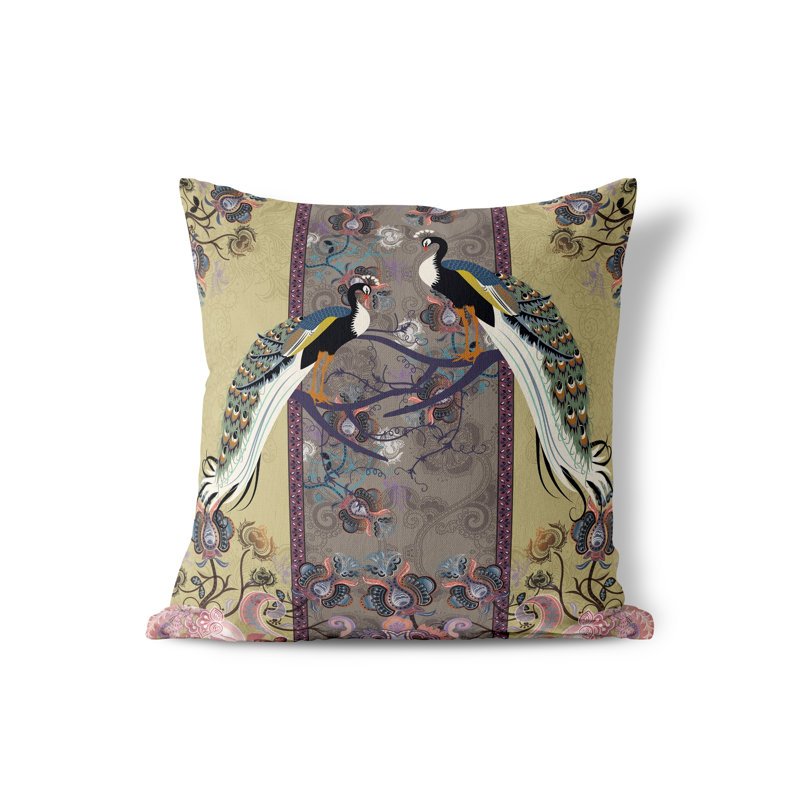 Housse et insert de coussin décoratif en polyester, 20 po x 20 po, Jaune