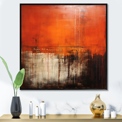 «Lyrical Abstraction collage II - Abstract Collages Large», art mural
