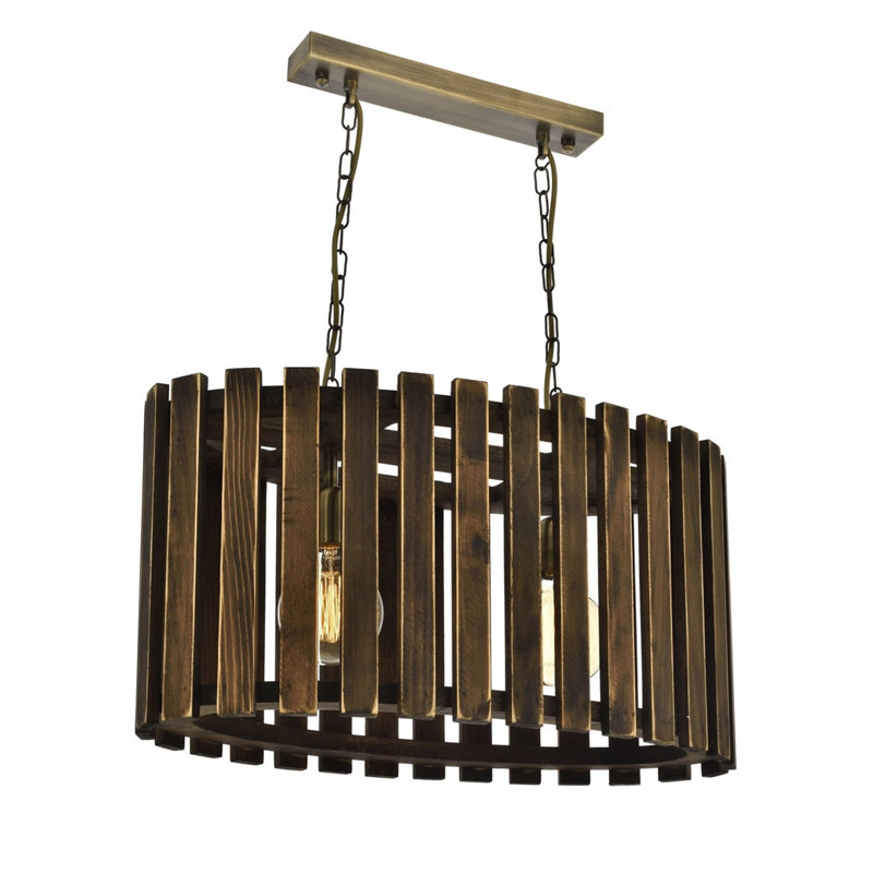 Lustre géométrique à 2 lumières