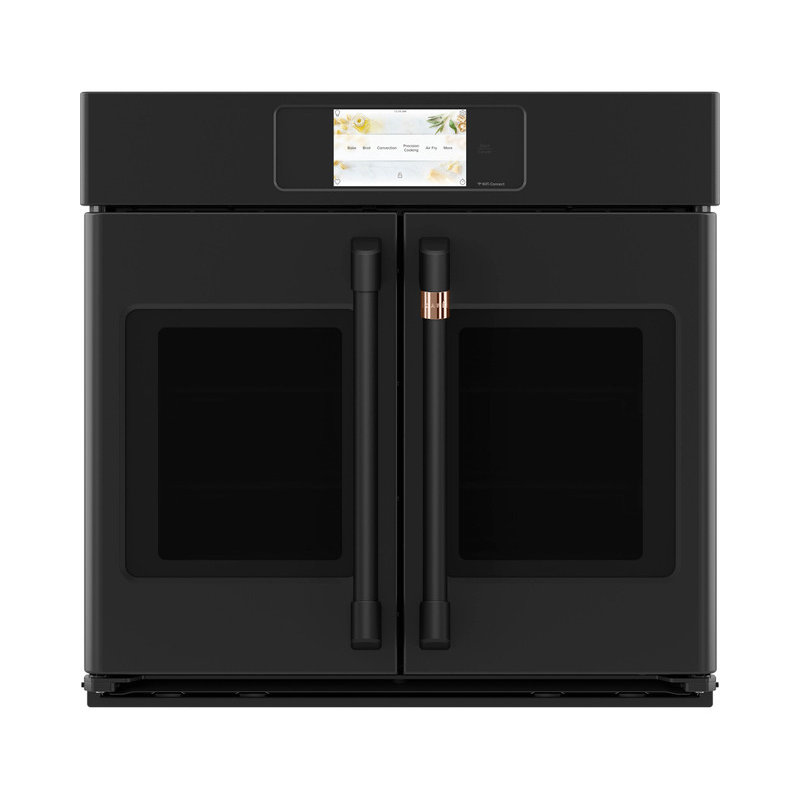 30" 5 Cu. Ft. Self-Cleaning Convection Electric Wall Oven, Matte Black