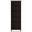 Bureau transitionnel en bois massif Grier de 48 po de largeur avec bibliothèque de 26 po de largeur brun tabac (ensemble de 2)-771265328