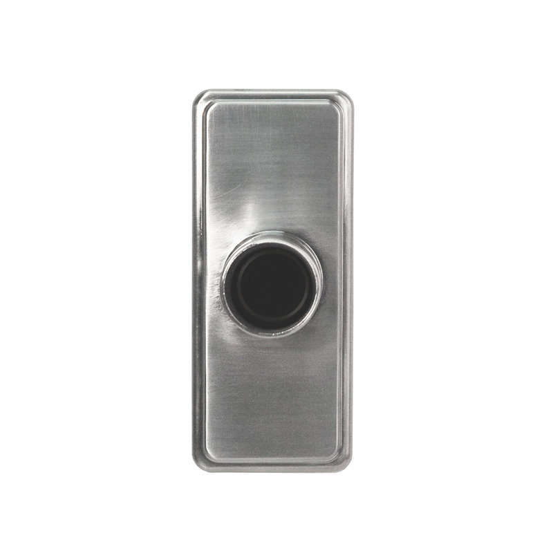 Columnar Curved Shower Rod Brackets, Satin Nickel