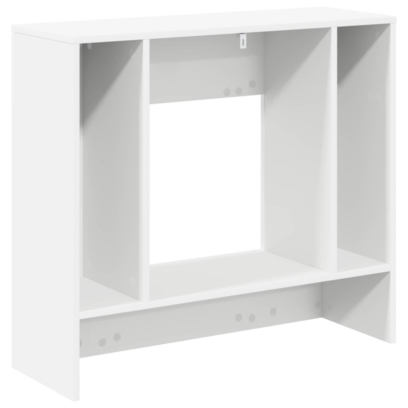 Console Table, White, 74cm H x 82cm W x 29cm D, White, White