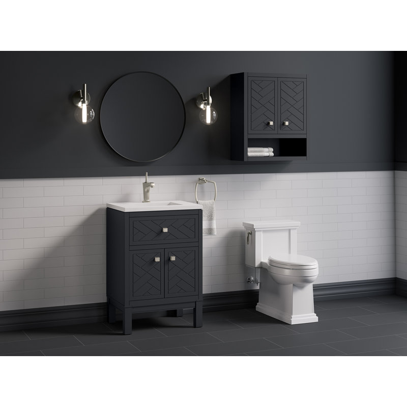 24.31 in. Vanity, Slate Gray
