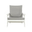 Canapé d'extérieur simple avec coussin toutes saisons