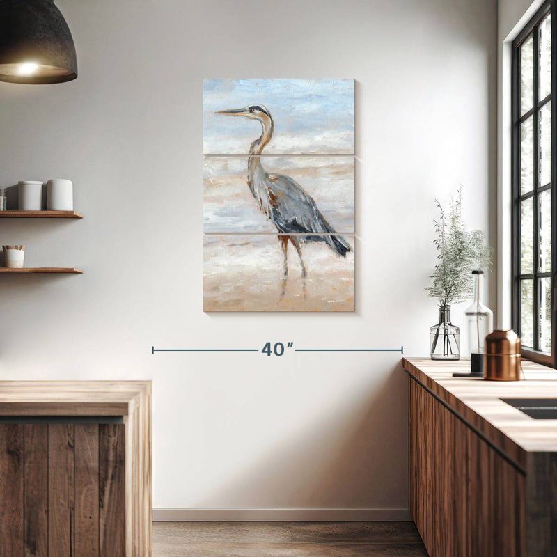 Brampt Beach Heron II, 38" H x 24" W