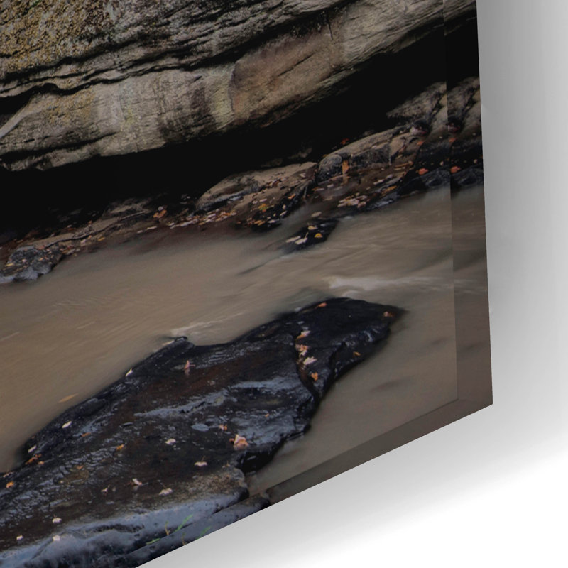 Art mural en verre acrylique épique «Glade Creek Mill» par Danny Head, 24 po x 16 po, H 16 po x l 24 po