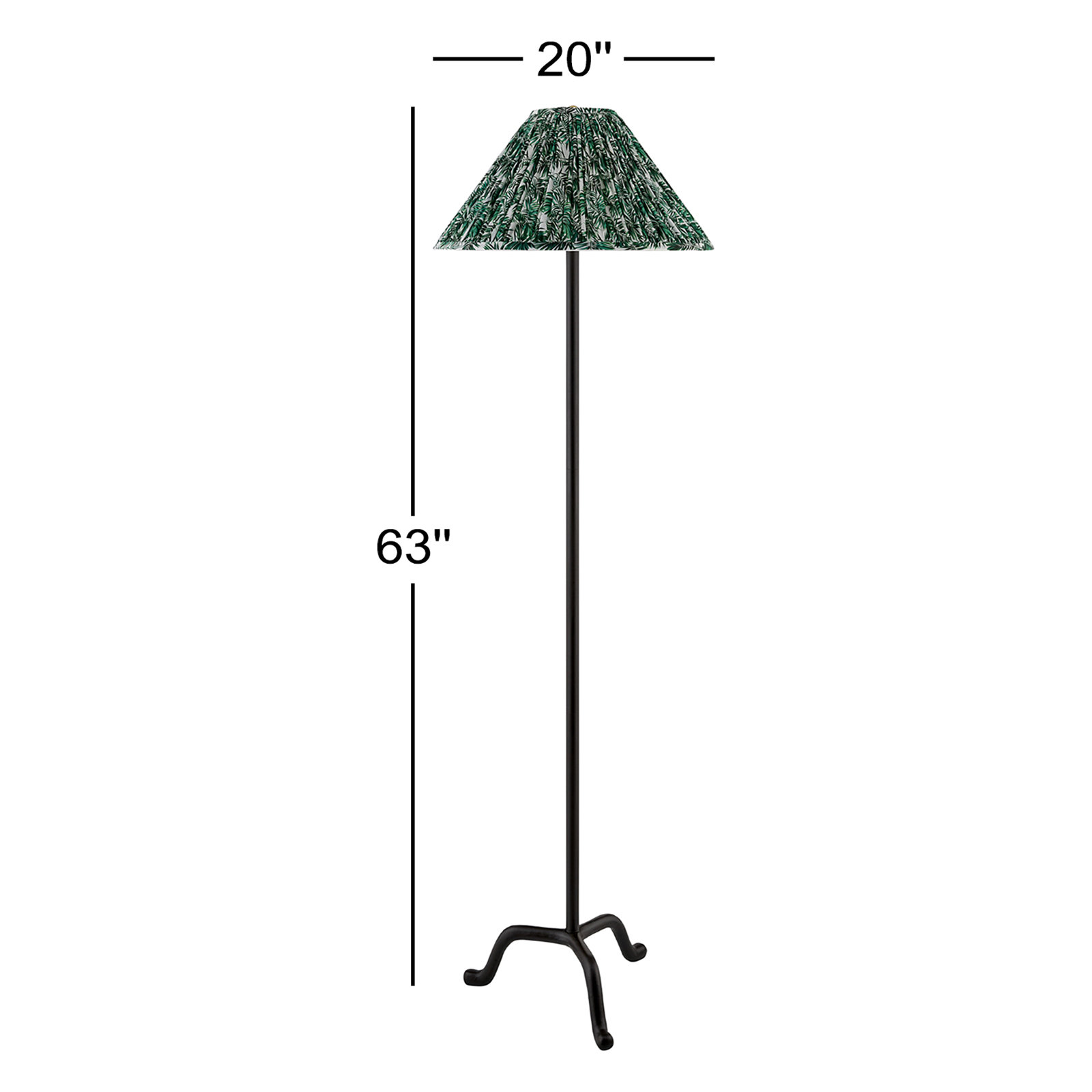 Dani Floor Lamp, Green