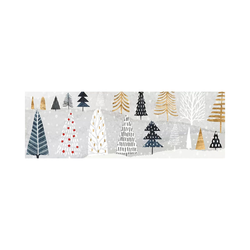 Christmas Chalet Collection D by Victoria Borges - Wrapped Canvas Panoramic Print, 121.92 cm H x 40.64 cm W x 1.91 cm D