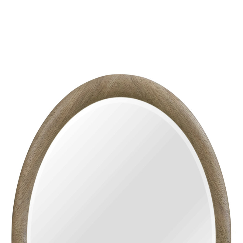 Miroir rond English Oak