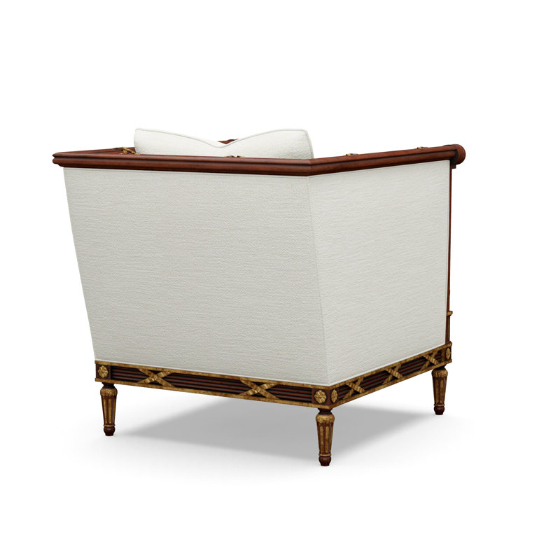 Fauteuil d'appoint The Regent's visit, Merino Pearl (tissu performance) 1360-91