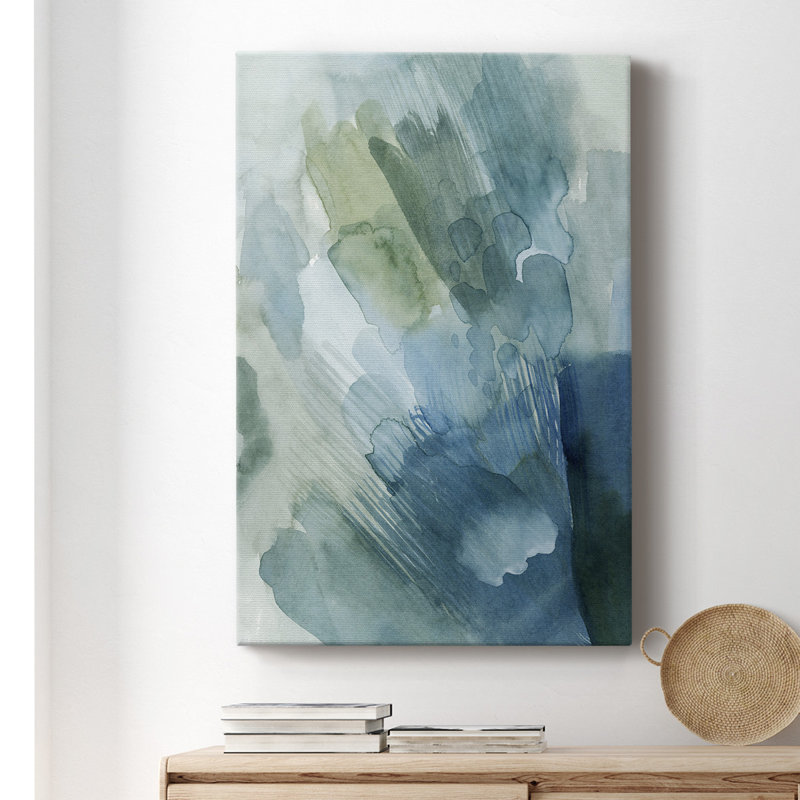 River Gleam II - peinture sur toile tendue, H 12 po x l 8 po x P 1 po