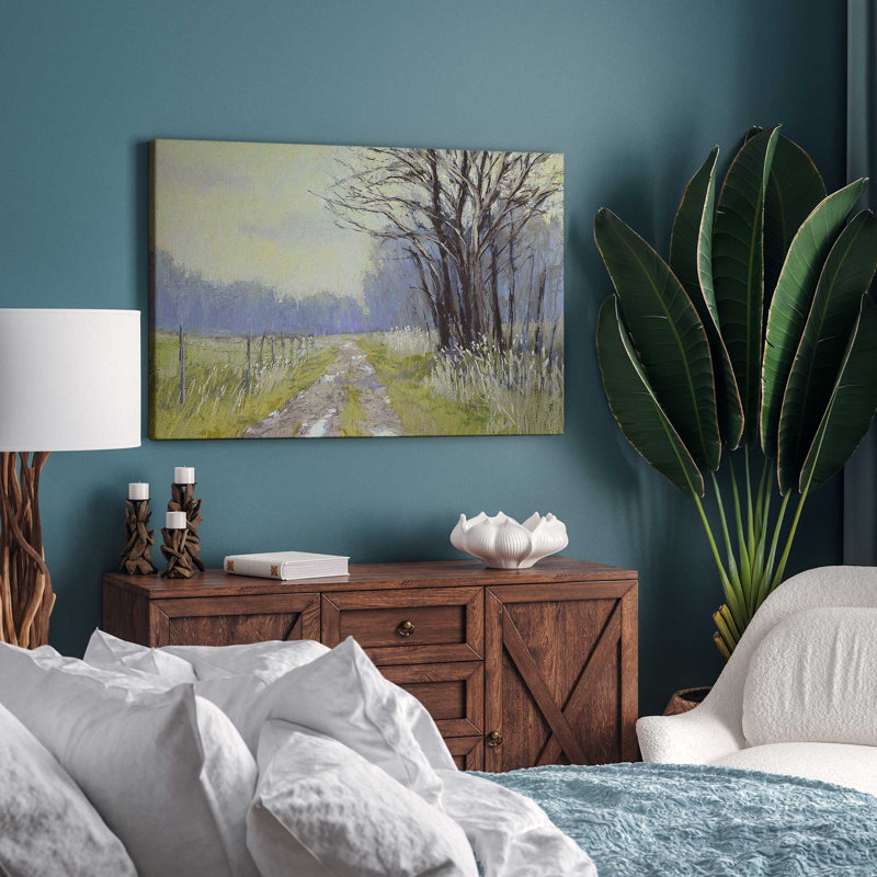 Impression de printemps sur toile par Carol Strock Wasson, Toile tendue, H 24 po x l 36 po x P 1,25 po