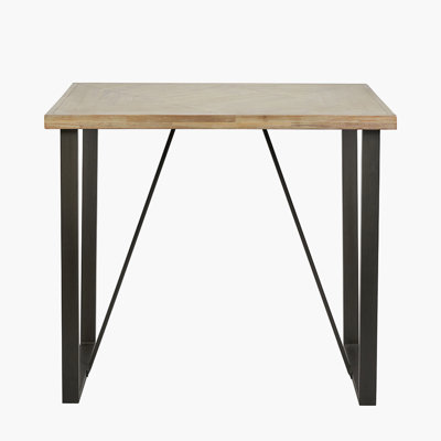 Acacia Rectangular Wood Top Dining Table