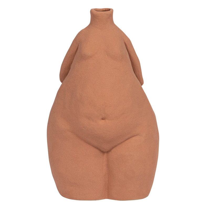 Vase en grès féminin