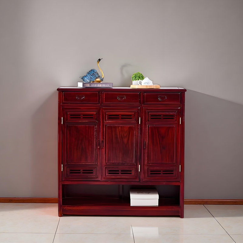 Armoire à chaussures en bois massif