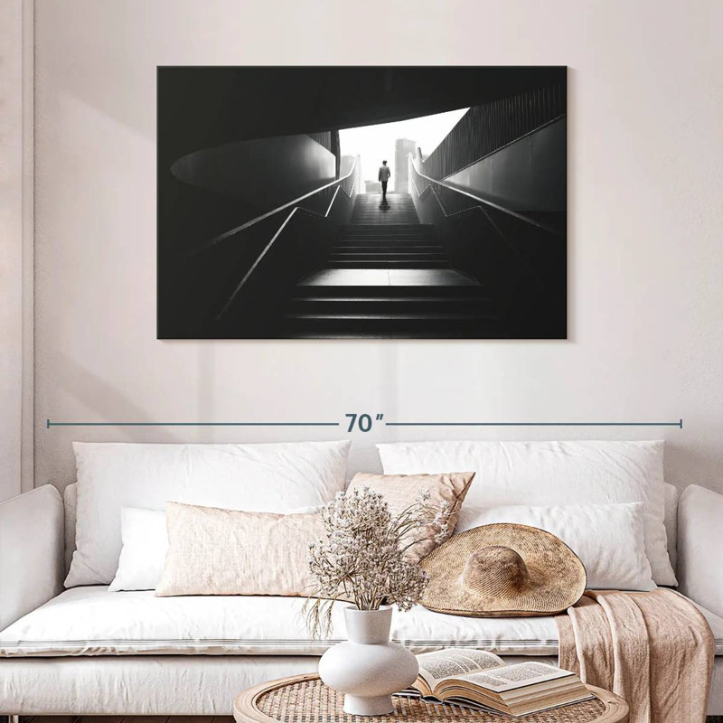 Staircase Ascent, 30" H x 45" W