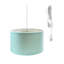 Luminaire suspendu tambour 1 lumière Orise-62552908