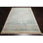 Wool Oushak Area Rug in Aqua/Beige/Gray-1305430427
