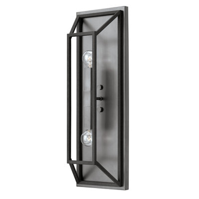 Fulton Two-Light Minimalist Wall Sconce