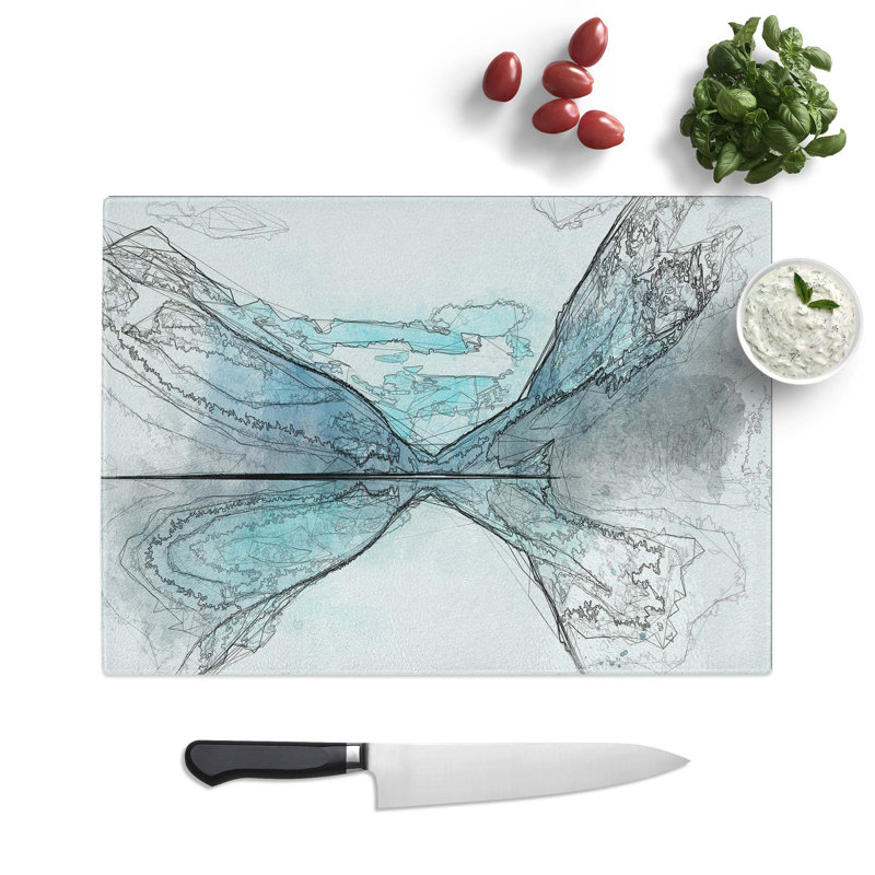 Glass Lake Louise in Canada in Abstract Chopping Board, 39 cm W x 28.5 cm L